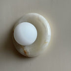 Gravure Onyx Sconce