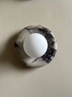 Calacatta Viola Marble Bowl Sconce
