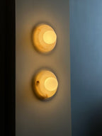 Gravure Onyx Sconce