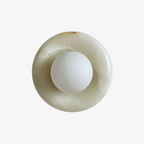 Gravure Onyx Sconce