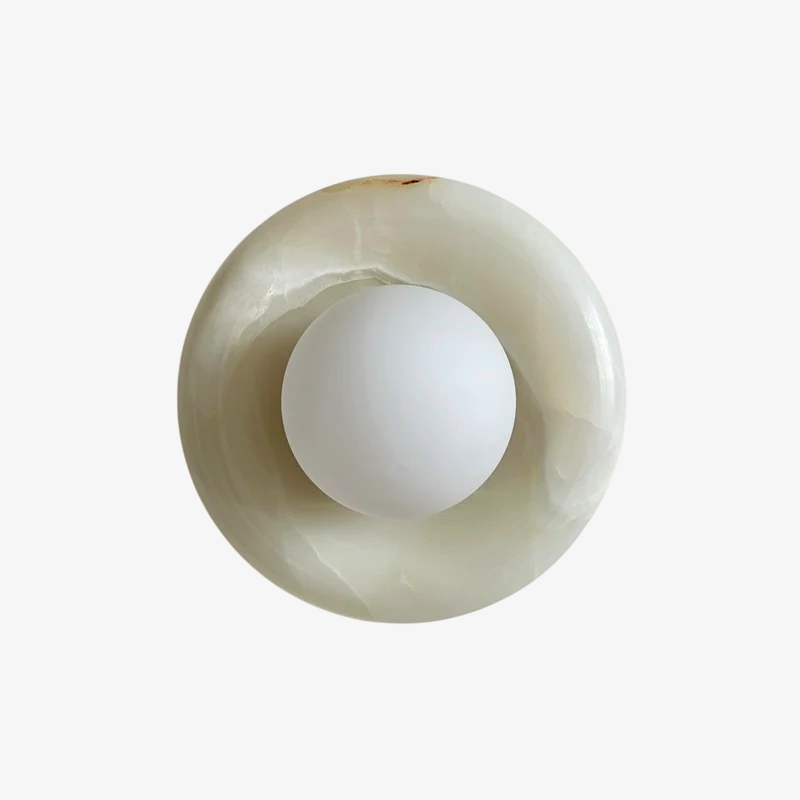 Gravure Onyx Sconce