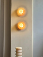 Gravure Onyx Sconce