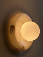 Gravure Onyx Sconce