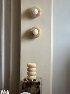 Gravure Onyx Sconce