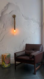 Horsehair 1 Sconce