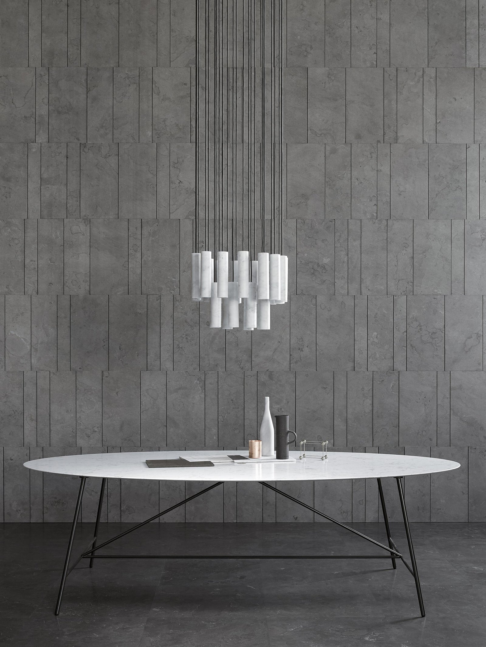 Silo Alabaster Ceiling Light
