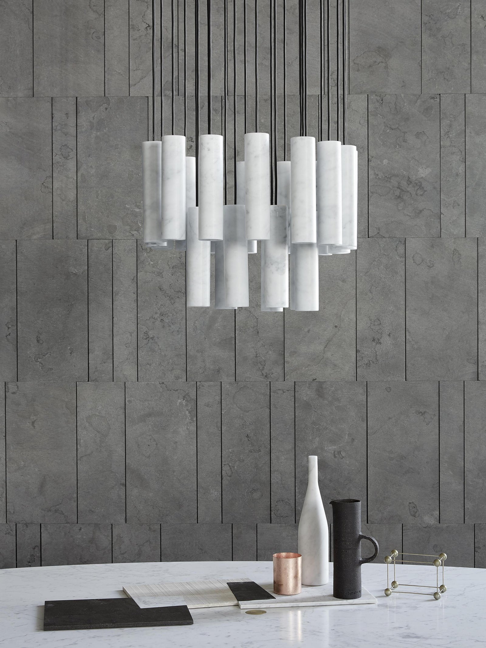 Silo Alabaster Ceiling Light