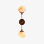 Jon 2 Light Alabaster Wall Sconce