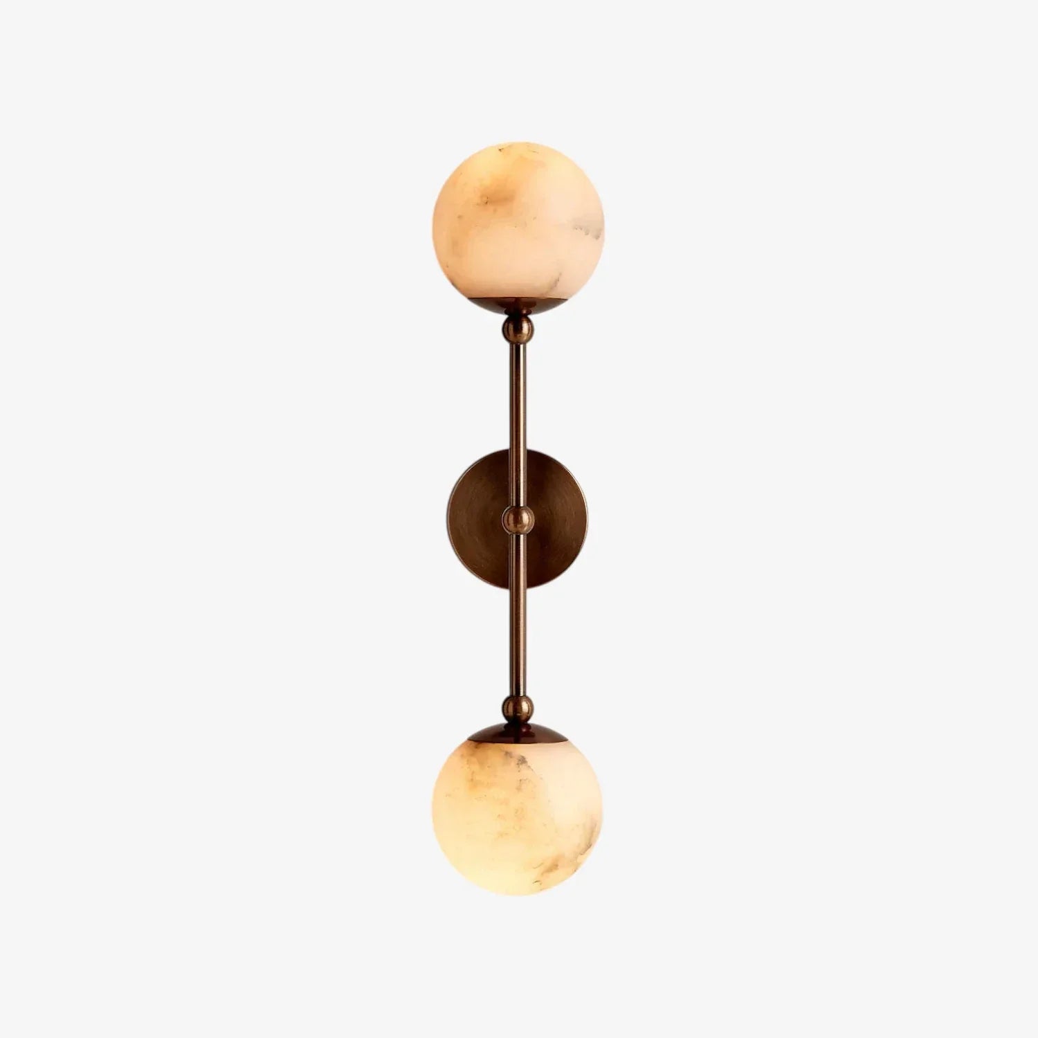Jon 2 Light Alabaster Wall Sconce