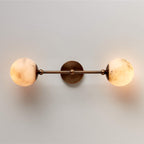 Jon 2 Light Alabaster Wall Sconce