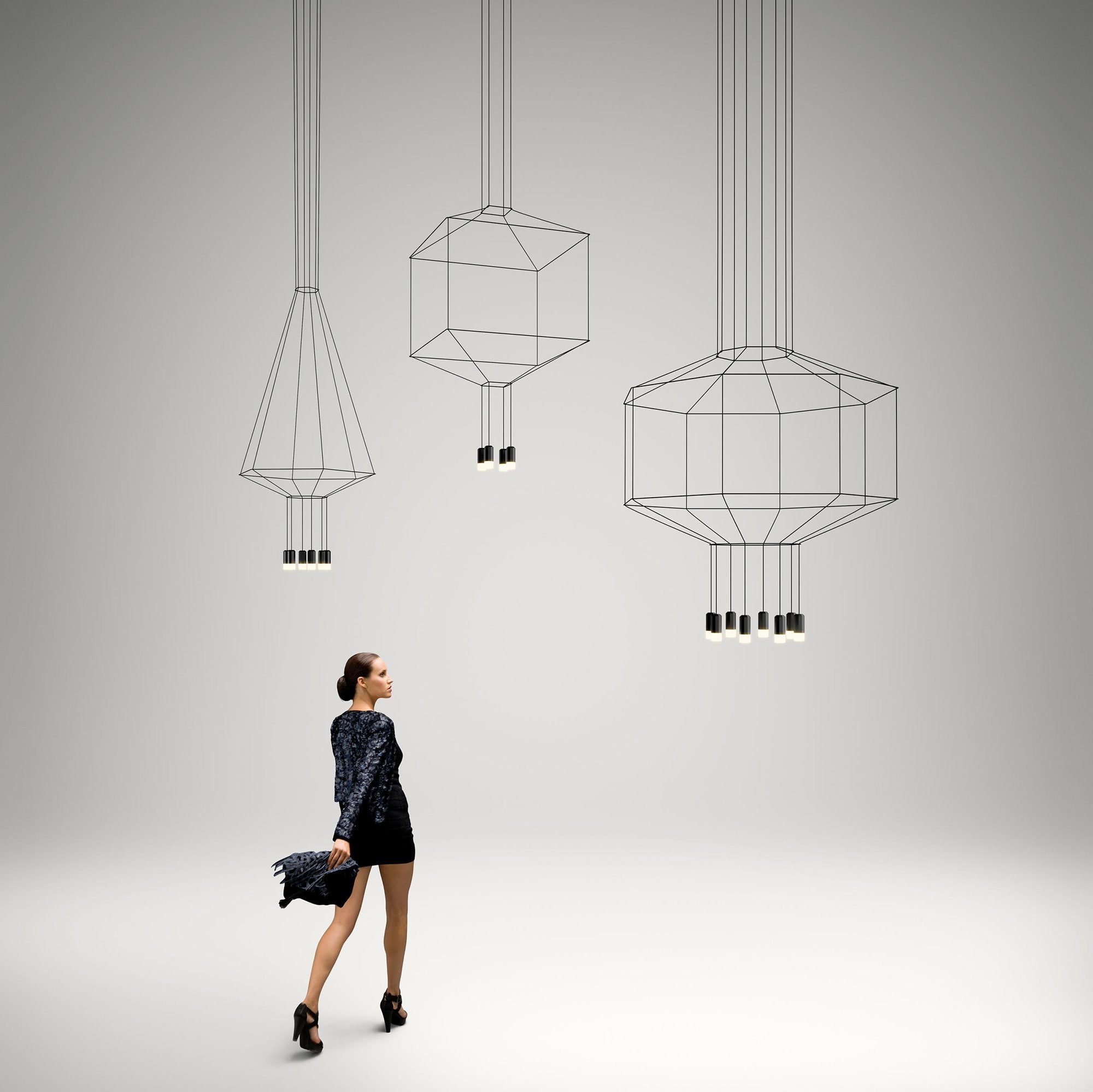 Wireflow Volumetric Pendant Light