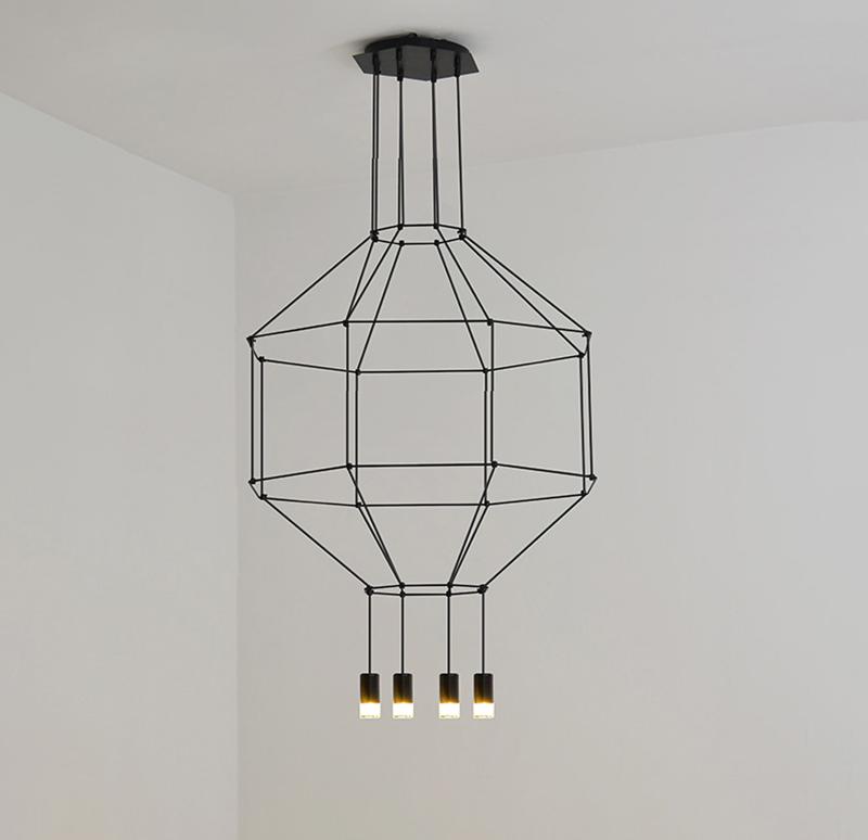 Wireflow Volumetric Pendant Light