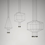 Wireflow Volumetric Pendant Light