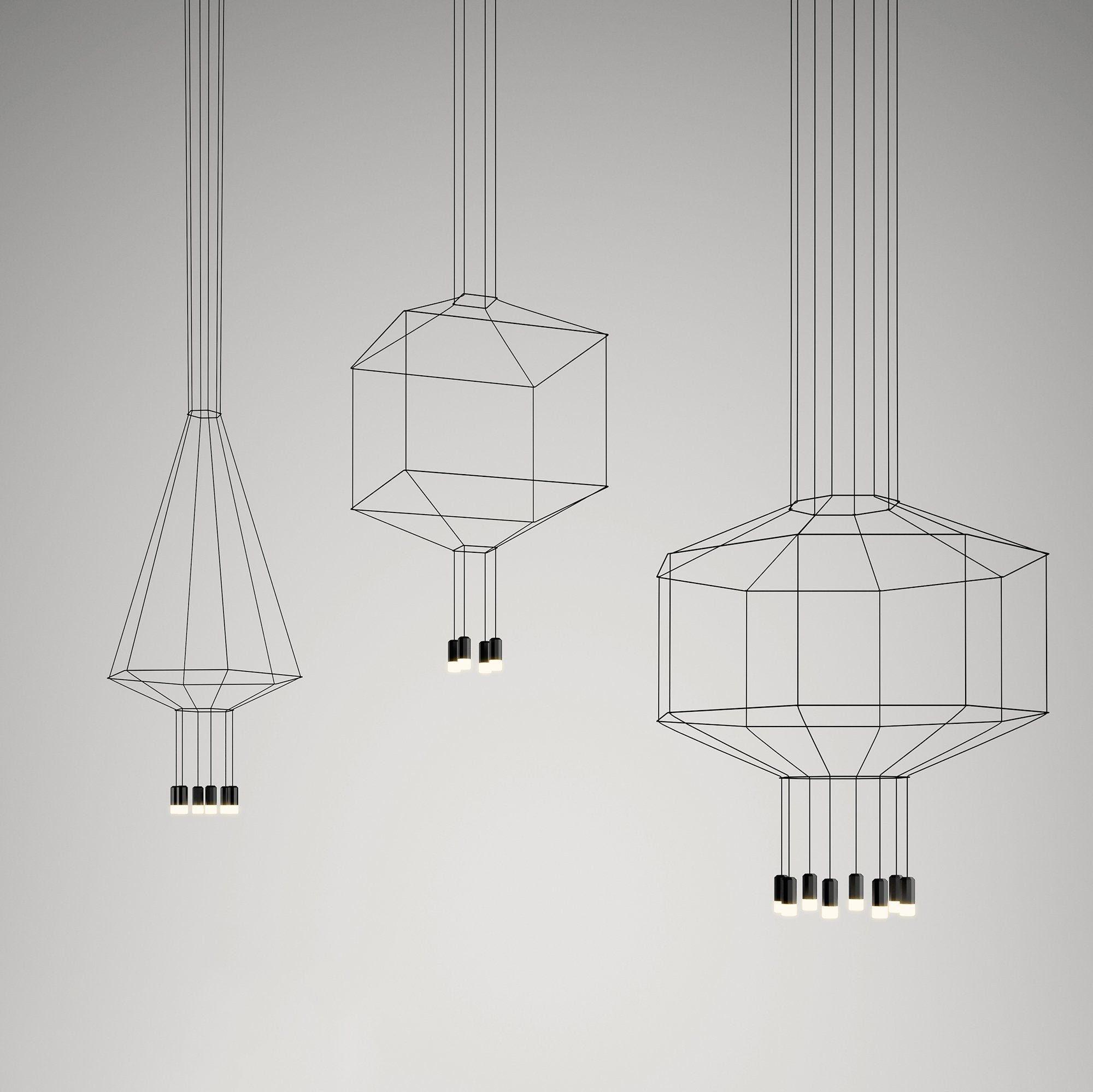 Wireflow Volumetric Pendant Light