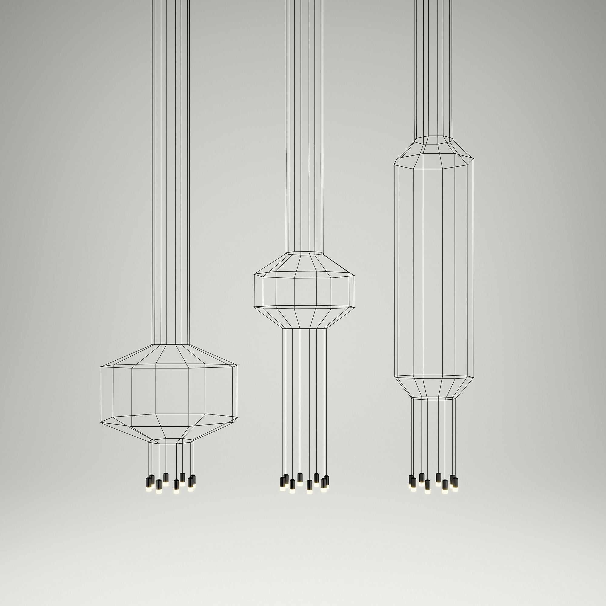 Wireflow Volumetric Pendant Light