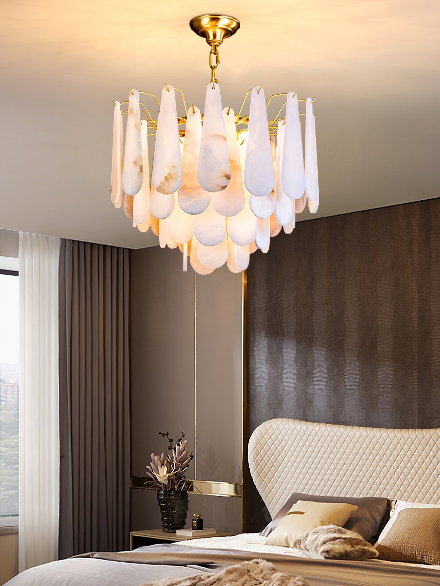 Nora Alabaster Chandelier