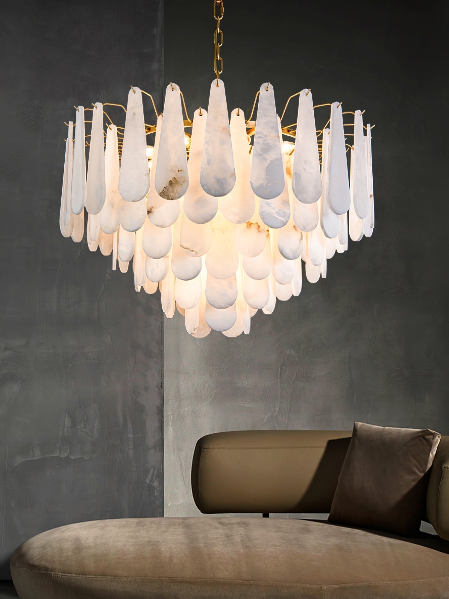 Nora Alabaster Chandelier