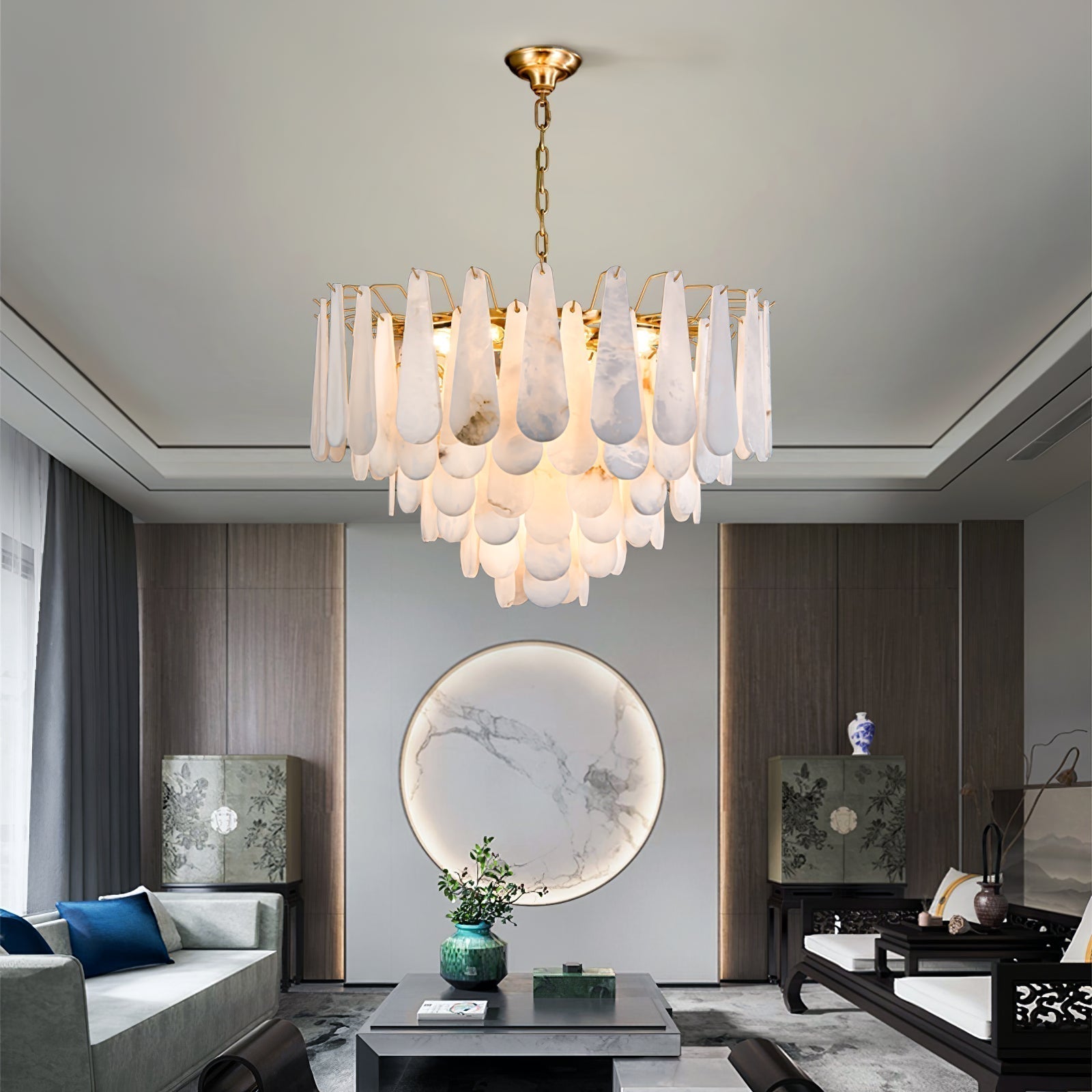 Nora Alabaster Chandelier