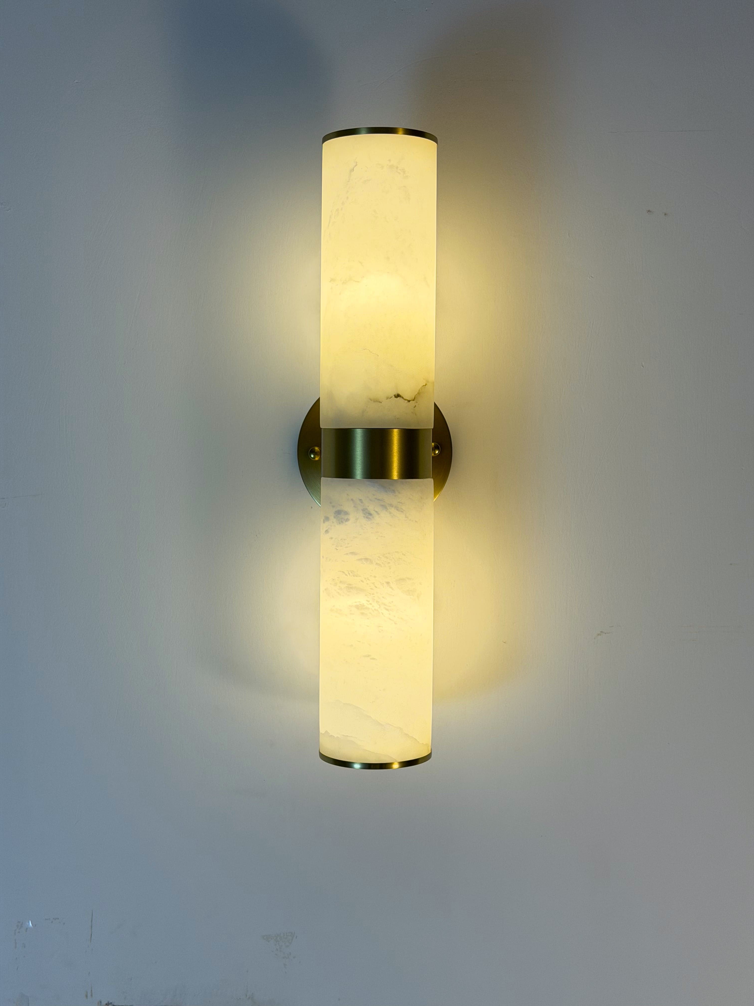 Levi Alabaster Wall Sconce