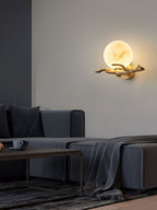 Lunar Alabaster Wall Sconce