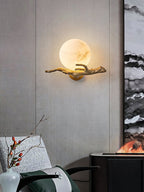 Lunar Alabaster Wall Sconce