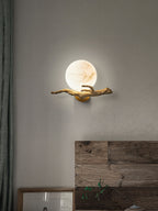 Lunar Alabaster Wall Sconce
