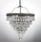 Martinee Crystal Inverted Pyramid Chandelier
