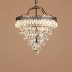 Martinee Crystal Inverted Pyramid Chandelier