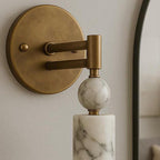 Vintage Drop Alabaster Sconce