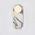 Milas Lilac Marble Sconce Elongated