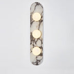 Milas Lilac Marble Sconce Elongated