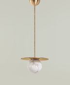 Mini Alabaster Moon Pendant Lamp