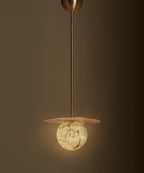 Mini Alabaster Moon Pendant Lamp