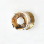Calacatta Bowl Mini Flush Sconce