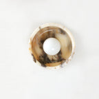 Calacatta Bowl Mini Flush Sconce