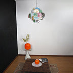 Murano Disc Chandelier Arlecchino 36