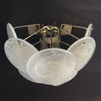 Murano Disc Wall Sconce White