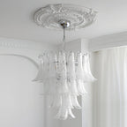 Murano Glass Petal Chandelier