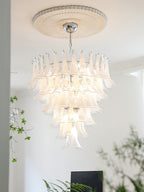 Murano Glass Petal Chandelier
