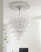 Murano Glass Petal Chandelier