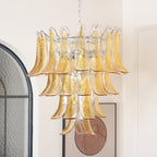 Murano Glass Petal Chandelier