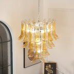 Murano Glass Petal Chandelier