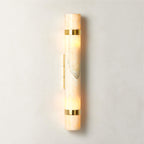 Natalia Onyx and Brass Wall Sconce