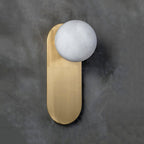 Olive Alabaster Wall Sconce