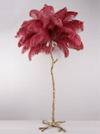 Fero Ostrich Feather Floor Lamp