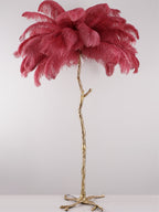 Fero Ostrich Feather Floor Lamp