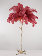 Fero Ostrich Feather Floor Lamp