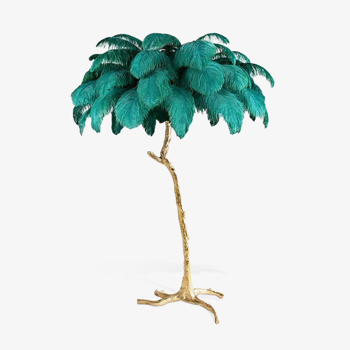 Fero Ostrich Feather Floor Lamp