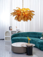 Fero Ostrich Feather Chandelier