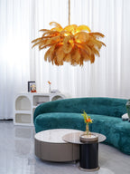Fero Ostrich Feather Chandelier